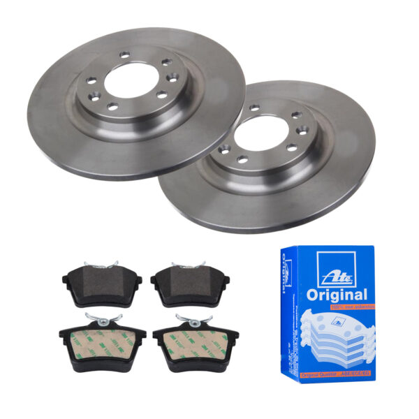 ATE Bremsesæt, skivebremser 142041983 bagaksel fuld 290mm 12mm for CITROËN PEUGEOT