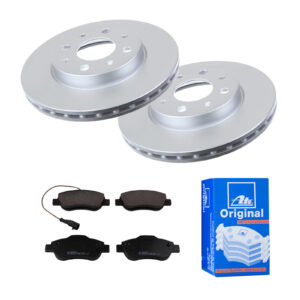 ATE Bremsesæt, skivebremser 142042156 foraksel ventileret 240mm 20mm for FORD FIAT