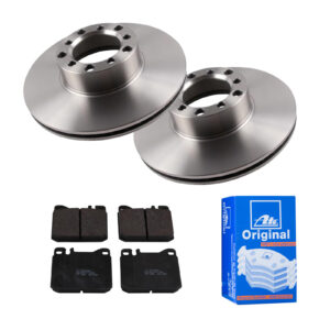 ATE Bremsesæt, skivebremser 142042192 foraksel ventileret 278mm 22mm for MERCEDES-BENZ
