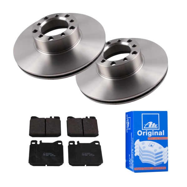 ATE Bremsesæt, skivebremser 142042192 foraksel ventileret 278mm 22mm for MERCEDES-BENZ