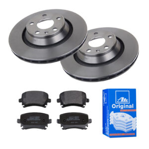 ATE Bremsesæt, skivebremser 142042282 bagaksel ventileret 310mm 22mm for VAG SKODA SEAT