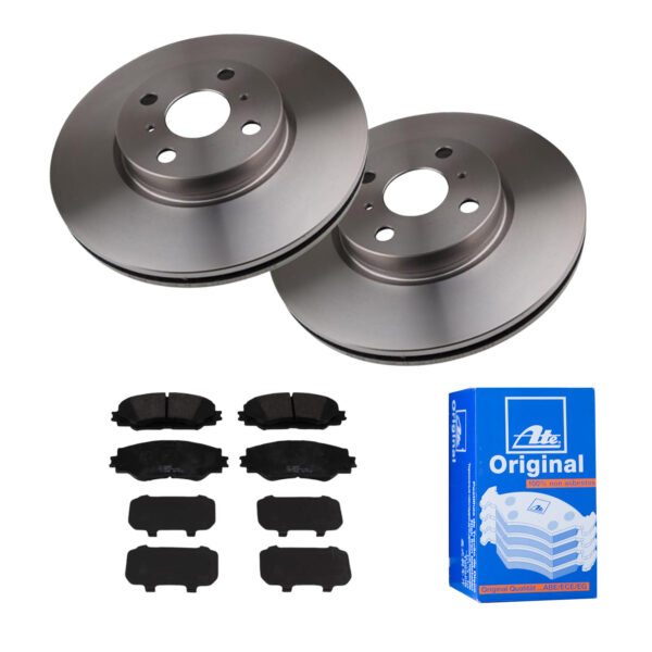 ATE Bremsesæt, skivebremser 142042285 foraksel ventileret 275mm 22mm for SUBARU TOYOTA