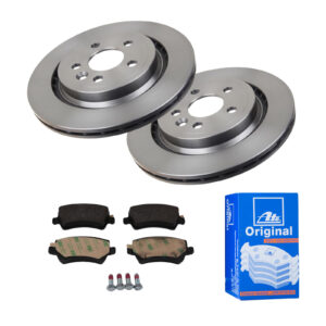 ATE Bremsesæt, skivebremser 142042288 bagaksel ventileret 302mm 22mm for FORD VOLVO LAND ROVER