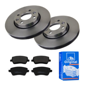 ATE Bremsesæt, skivebremser 142042298 foraksel ventileret 258mm 22mm for MERCEDES-BENZ LADA DACIA RENAULT NISSAN