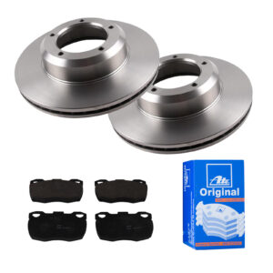 ATE Bremsesæt, skivebremser 142042345 foraksel ventileret 298mm 24mm for LAND ROVER