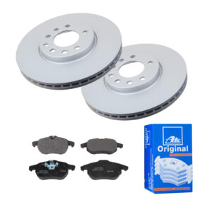 ATE Bremsesæt, skivebremser 142042406 foraksel ventileret 288mm 25mm for VAUXHALL OPEL SAAB FIAT CHEVROLET