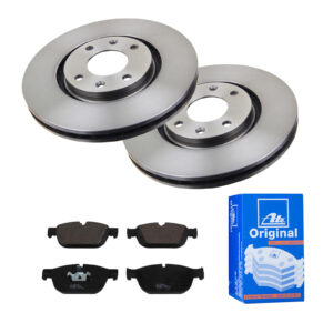 ATE Bremsesæt, skivebremser 142042439 foraksel ventileret 283mm 26mm for PEUGEOT CITROËN OPEL