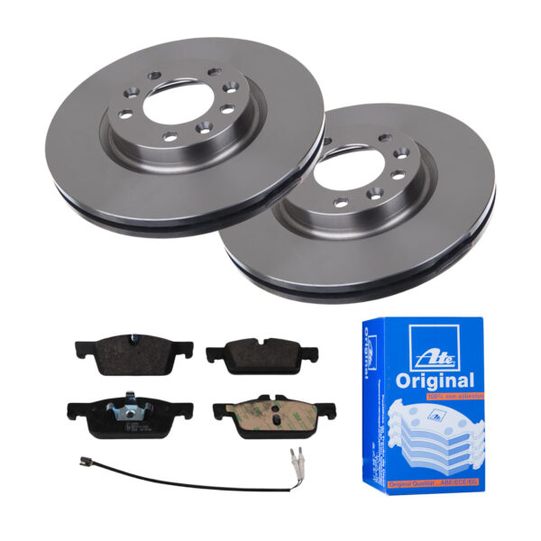 ATE Bremsesæt, skivebremser 142042440 foraksel ventileret 283mm 26mm for OPEL PEUGEOT VAUXHALL