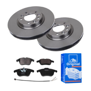ATE Bremsesæt, skivebremser 142042441 foraksel ventileret 283mm 26mm for PEUGEOT CITROËN VAUXHALL