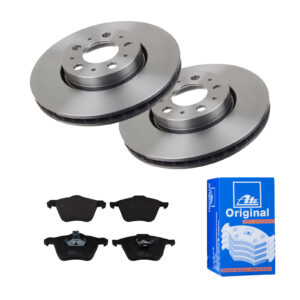 ATE Bremsesæt, skivebremser 142042444 foraksel ventileret 285mm 26mm for VOLVO