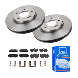 ATE Bremsesæt, skivebremser 142042471 foraksel ventileret 280mm 26mm for KIA HYUNDAI