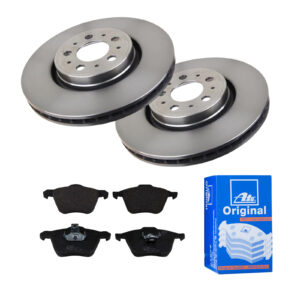 ATE Bremsesæt, skivebremser 142042508 foraksel ventileret 320mm 28mm for VOLVO