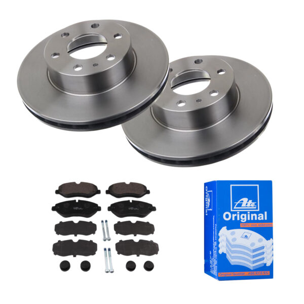 ATE Bremsesæt, skivebremser 142042530 foraksel ventileret 300mm 28mm for IVECO