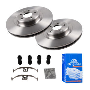 ATE Bremsesæt, skivebremser 142042544 foraksel ventileret 345mm 29mm for VAG