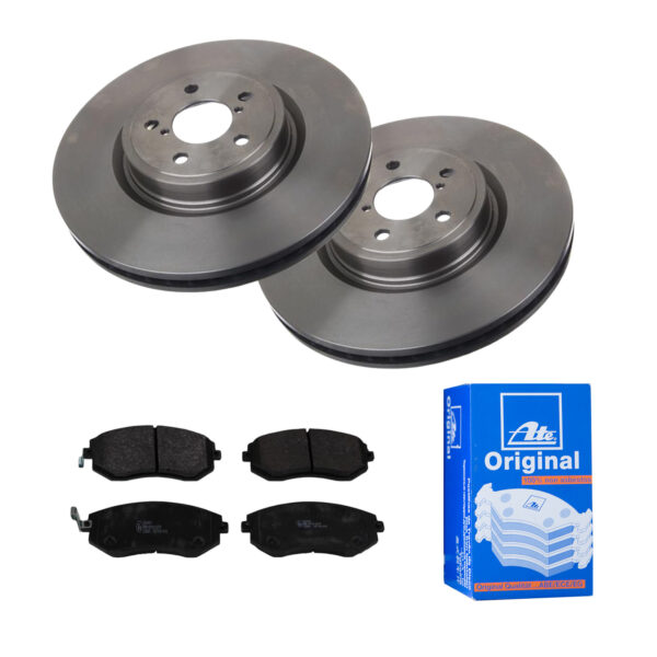 ATE Bremsesæt, skivebremser 142042570 foraksel ventileret 316mm 30mm for SUBARU