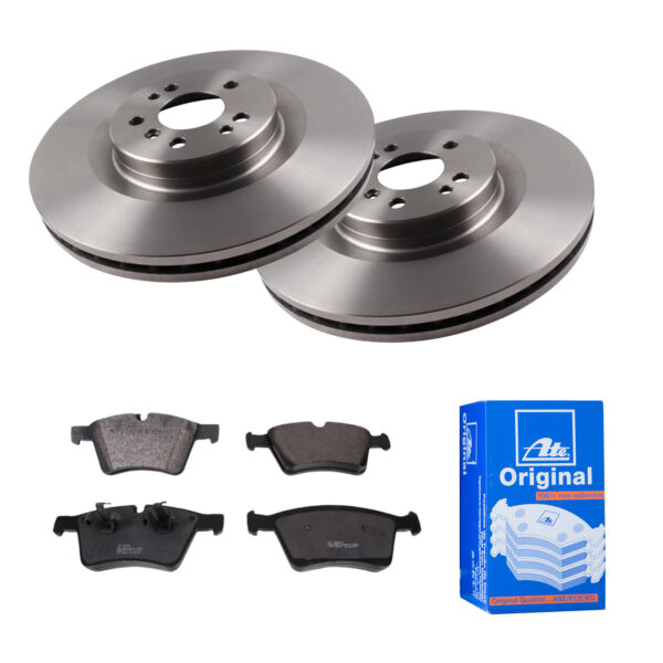 ATE Bremsesæt, skivebremser 142042603 foraksel ventileret 350mm 32mm for MERCEDES-BENZ