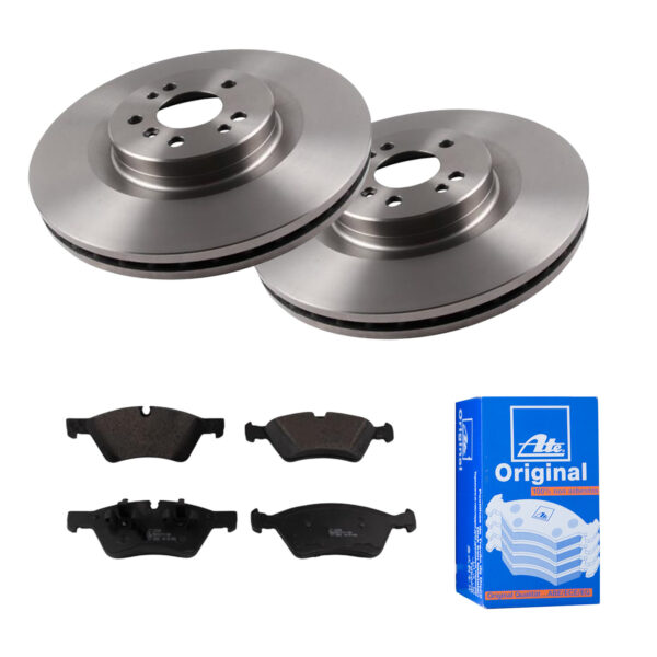 ATE Bremsesæt, skivebremser 142042604 foraksel ventileret 350mm 32mm for MERCEDES-BENZ