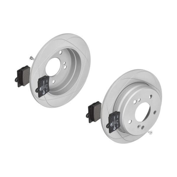 ATE Bremsesæt, skivebremser 142042630 bagaksel fuld 258mm 9mm for MERCEDES-BENZ