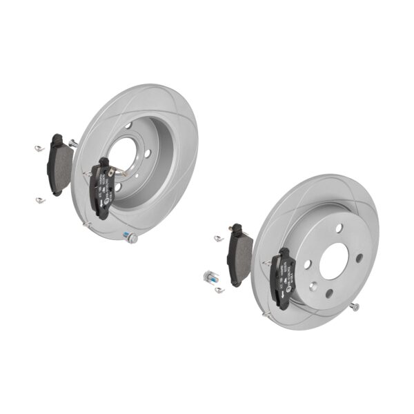 ATE Bremsesæt, skivebremser 142042686 bagaksel fuld 240mm 9mm for OPEL VAUXHALL