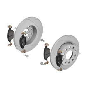 ATE Bremsesæt, skivebremser 142042745 bagaksel fuld 256mm 12mm for SKODA SEAT VAG