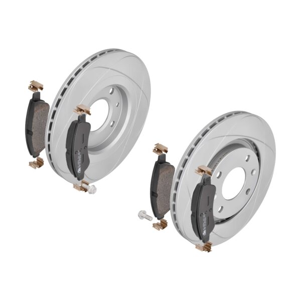ATE Bremsesæt, skivebremser 142042826 foraksel ventileret 266mm 20mm for PEUGEOT CITROËN OPEL