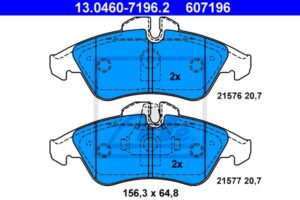 ATE Bremsesæt, skivebremser 142042883 foraksel ventileret 276mm 22mm for MERCEDES-BENZ VAG