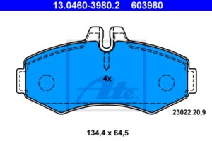 ATE Bremsesæt, skivebremser 142042886 foraksel ventileret 276mm 22mm for MERCEDES-BENZ