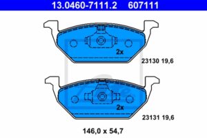 ATE Bremsesæt, skivebremser 142042904 foraksel ventileret 280mm 22mm for SEAT SKODA VAG