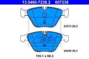 ATE Bremsesæt, skivebremser 142042943 foraksel ventileret 300mm 24mm for BMW