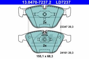 ATE Bremsesæt, skivebremser 142042951 foraksel ventileret 330mm 24mm for BMW
