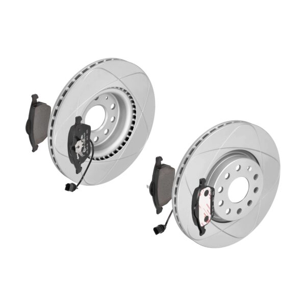 ATE Bremsesæt, skivebremser 142043024 foraksel ventileret 312mm 25mm for SEAT VAG SKODA