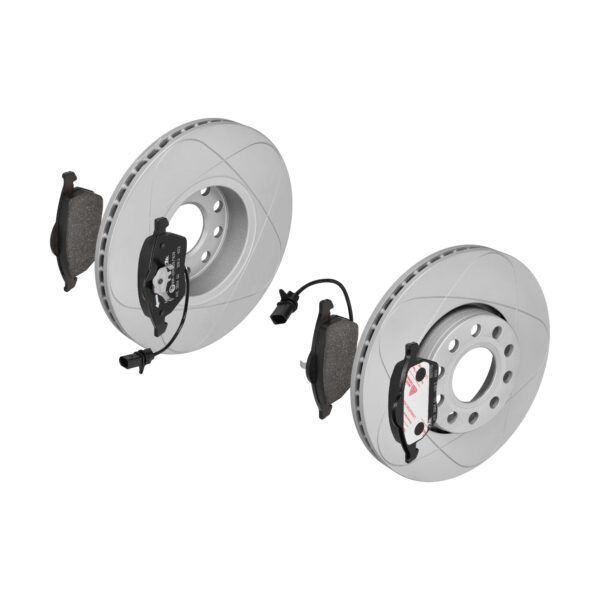 ATE Bremsesæt, skivebremser 142043029 foraksel ventileret 288mm 25mm for VAG SKODA