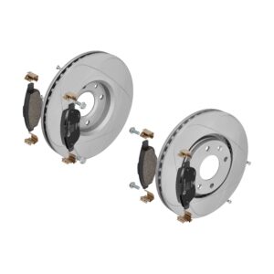 ATE Bremsesæt, skivebremser 142043049 foraksel ventileret 283mm 26mm for PEUGEOT CITROËN OPEL