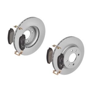 ATE Bremsesæt, skivebremser ijf14155u0 foraksel ventileret 256mm 18mm for KIA HYUNDAI
