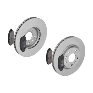 ATE Bremsesæt, skivebremser ijf14156w8 foraksel ventileret 296mm 26mm for RENAULT NISSAN