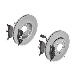 ATE Bremsesæt, skivebremser ijf1415yy4 foraksel ventileret 256mm 22mm for SEAT SKODA VAG
