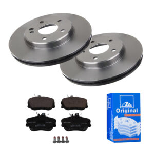 ATE Bremsesæt, skivebremser ijf14169t6 foraksel ventileret 284mm 22mm for MERCEDES-BENZ