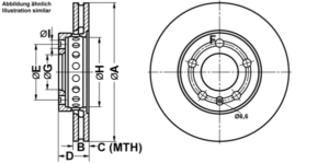 ATE Bremsesæt, skivebremser ijf1417228 foraksel ventileret 239mm 18mm for VAG SKODA
