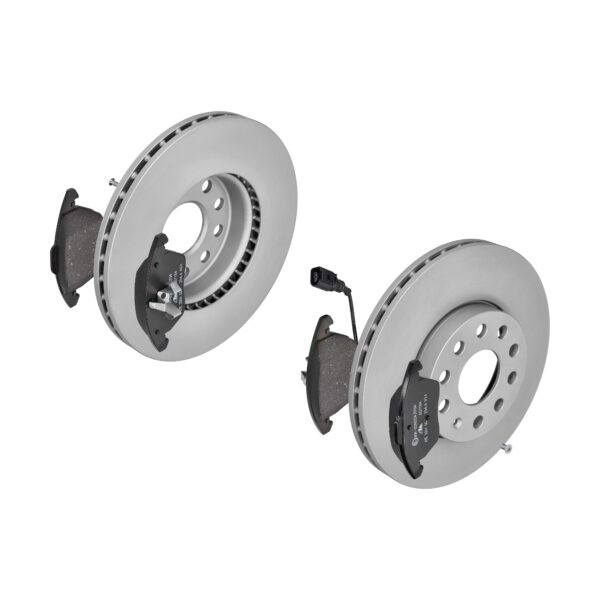 ATE Bremsesæt, skivebremser ijf1418bm2 foraksel ventileret 288mm 25mm for SKODA SEAT VAG