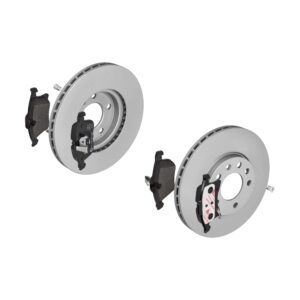 ATE Bremsesæt, skivebremser ijf1418uz9 foraksel ventileret 280mm 24mm for VAUXHALL OPEL
