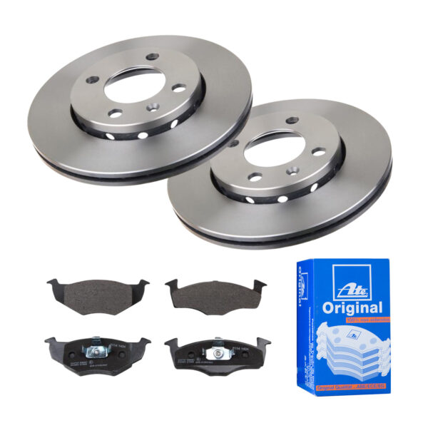 ATE Bremsesæt, skivebremser ijf141af39 foraksel ventileret 239mm 18mm for VAG SEAT
