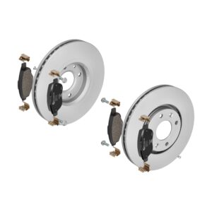 ATE Bremsesæt, skivebremser ijf141b655 foraksel ventileret 283mm 26mm for PEUGEOT CITROËN OPEL