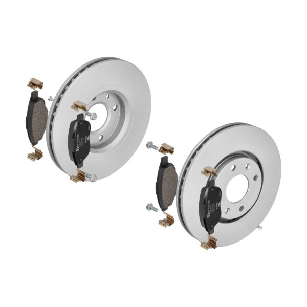 ATE Bremsesæt, skivebremser ijf141b655 foraksel ventileret 283mm 26mm for PEUGEOT CITROËN OPEL
