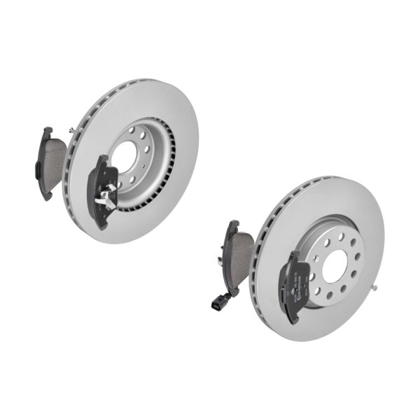 ATE Bremsesæt, skivebremser ijf141c2z3 foraksel ventileret 312mm 25mm for VAG SEAT SKODA