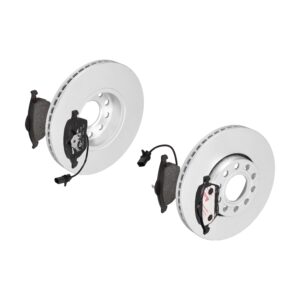 ATE Bremsesæt, skivebremser ijf141d8e1 foraksel ventileret 288mm 25mm for VAG SKODA