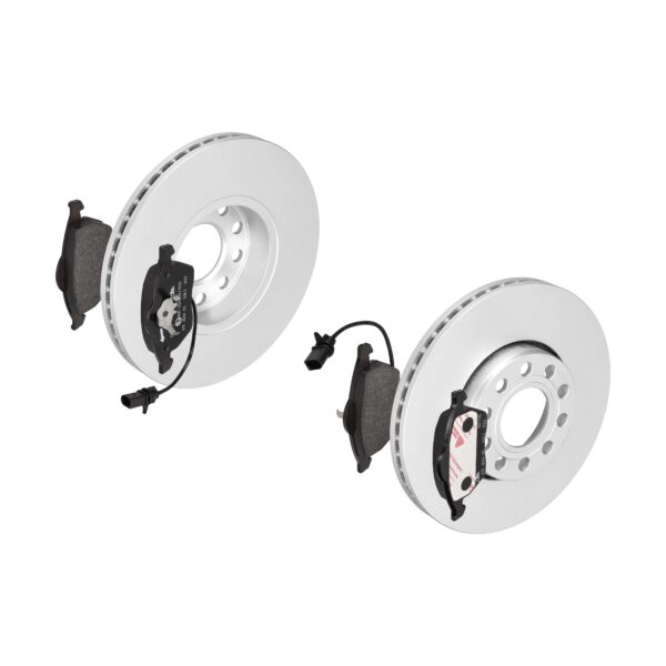 ATE Bremsesæt, skivebremser ijf141d8e1 foraksel ventileret 288mm 25mm for VAG SKODA