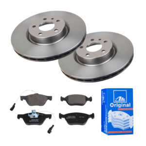 ATE Bremsesæt, skivebremser ijf141dj83 foraksel ventileret 284mm 22mm for VAUXHALL FIAT OPEL