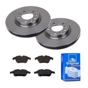 ATE Bremsesæt, skivebremser ijf141dkr9 foraksel ventileret 283mm 26mm for CITROËN PEUGEOT OPEL