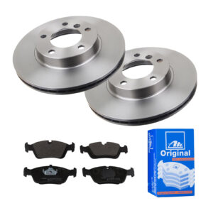 ATE Bremsesæt, skivebremser ijf141dlr3 foraksel ventileret 286mm 22mm for BMW