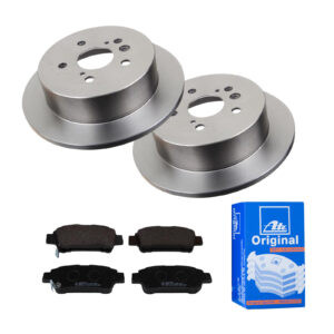 ATE Bremsesæt, skivebremser ijf141dqi1 bagaksel fuld 291mm 12mm for TOYOTA